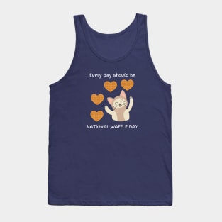 Every day should be 'National Waffle Day'. Tank Top